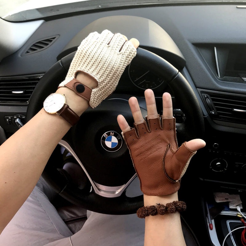 Leather Driving Glove - 2025 새로운 남성 정품 가죽 장갑