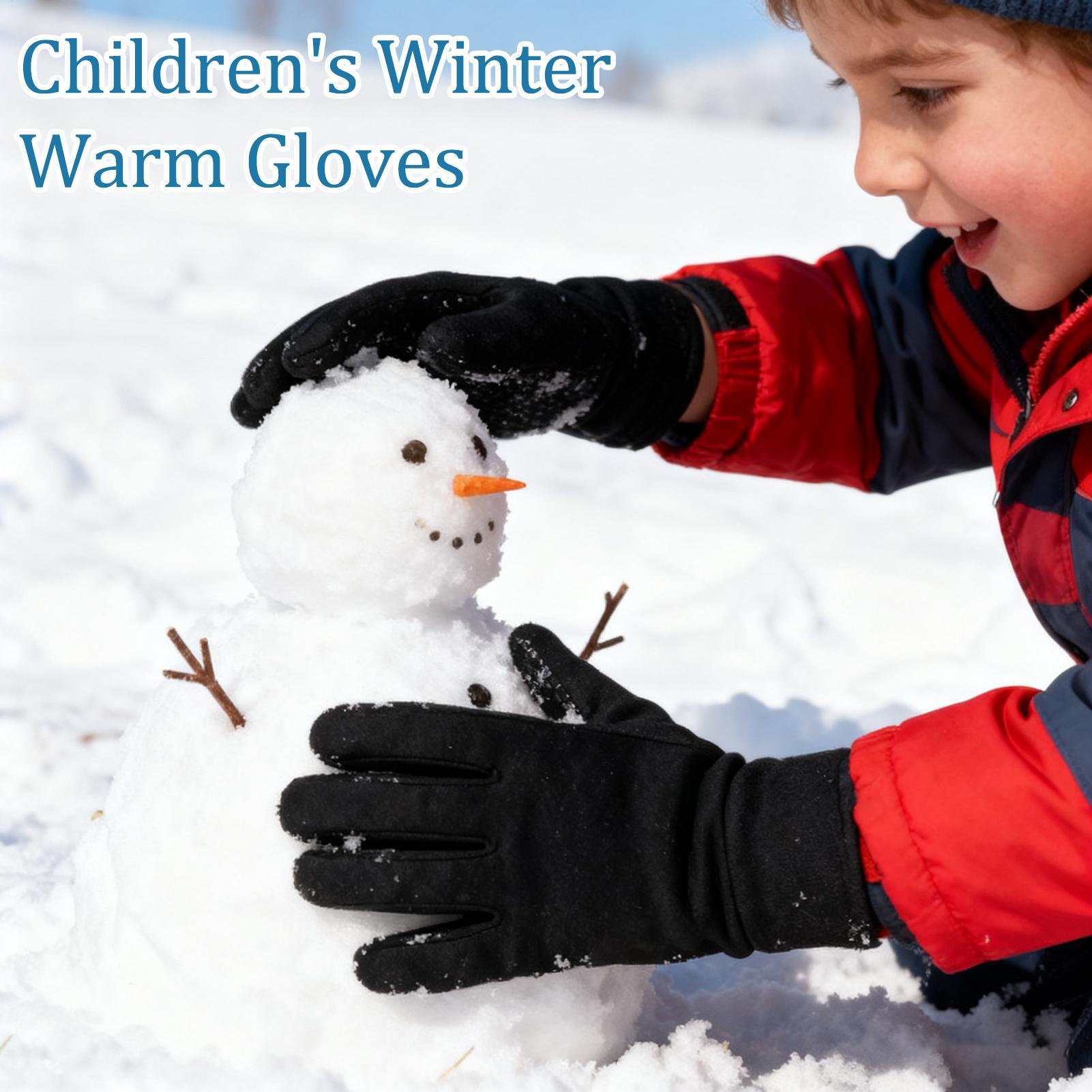 Winter Glove Insulated - 어린이를위한 겨울 장갑 터치 스크린 절연