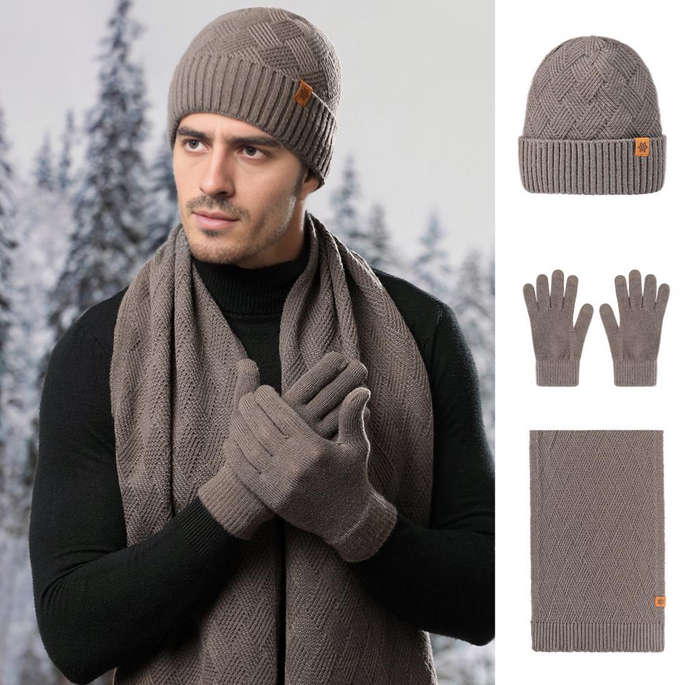 Winter Glove Insulated - 통기성 좋은 아크릴 소재 남성용 겨울