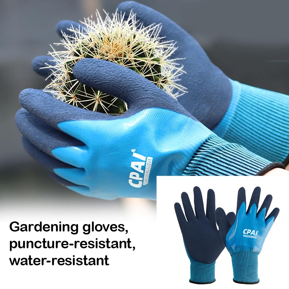 Gardening Glove Waterproof - 방수 및 내절단성 정원 장갑 (해변