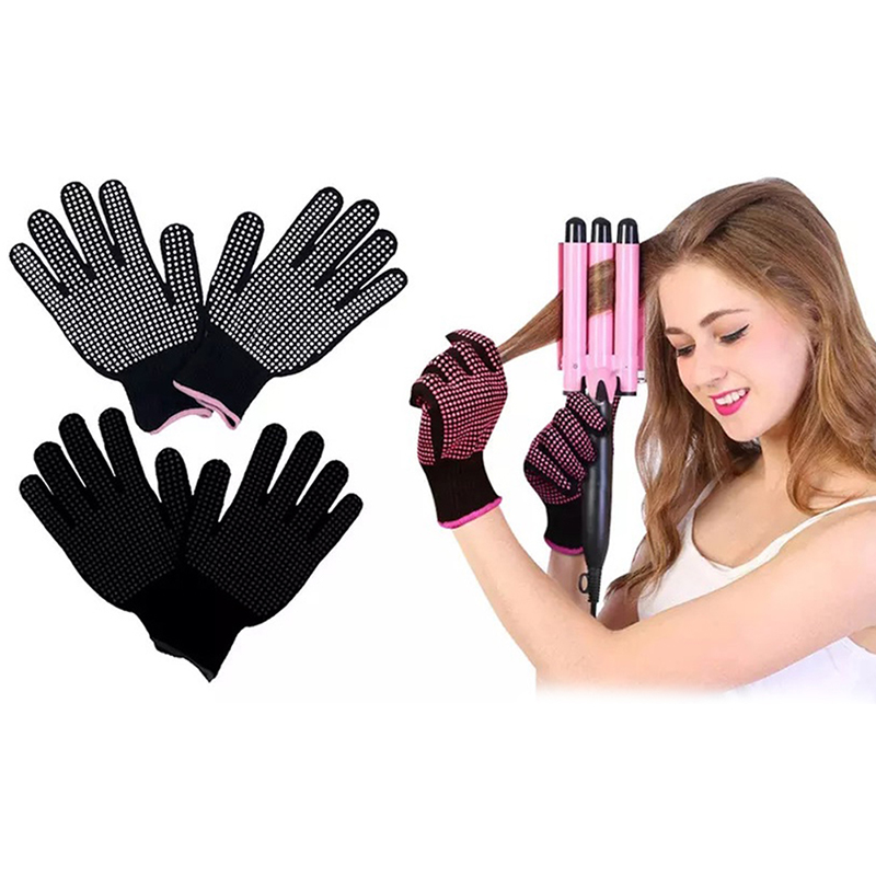 Heat Resistant Glove - 1Pc 새로운 양면 헤어 스트레이트너 펌