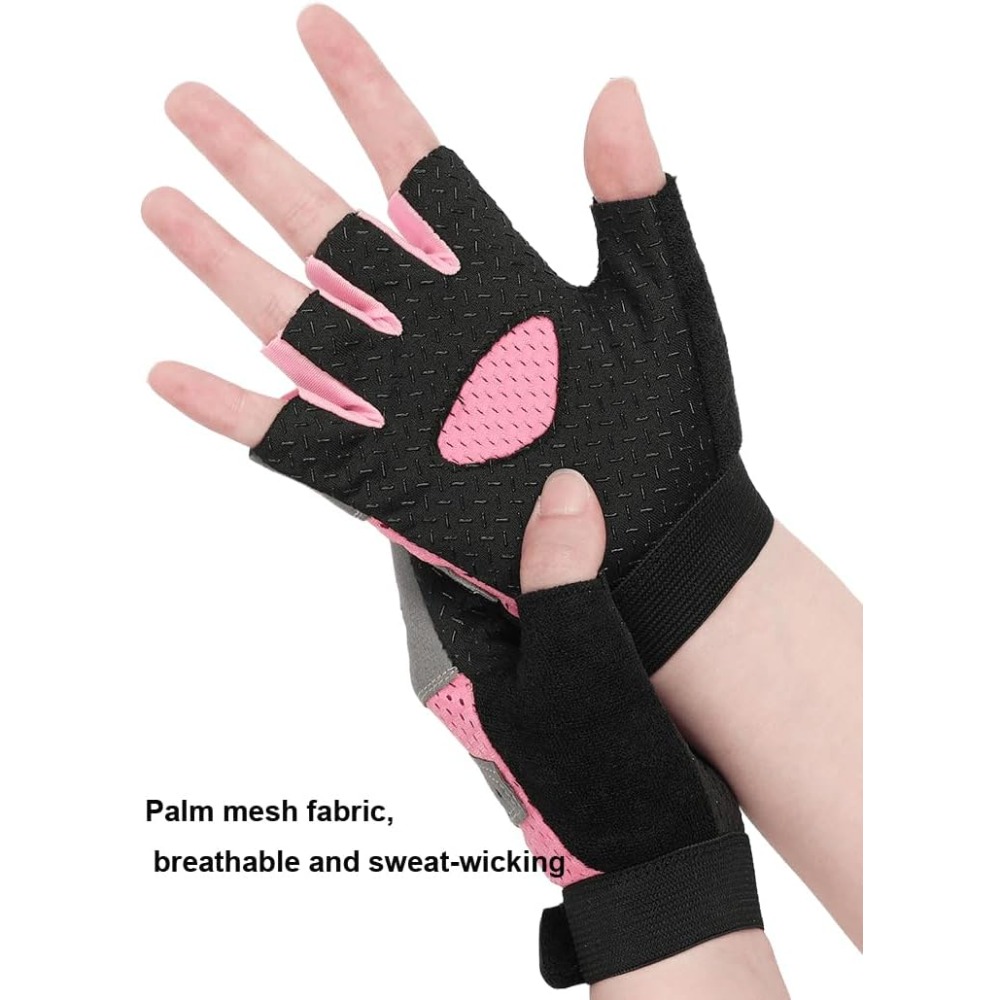 Workout Glove Gym - 여성용 통기성 운동 장갑, 강화된 그립감과