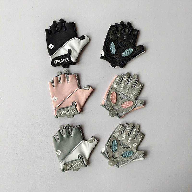 Cycling Glove Padded - 피트니스 여성용 반 손가락 장갑 안티
