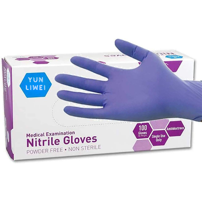 Exam Glove Nitrile - 소프트 맥스 퍼플 니트릴 장갑 일회용