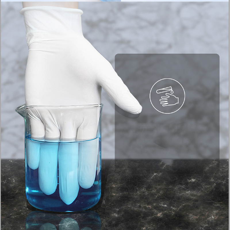 Dish Glove Rubber - S/M/L/XL 흰색 일회용 니트릴 장갑 라텍스