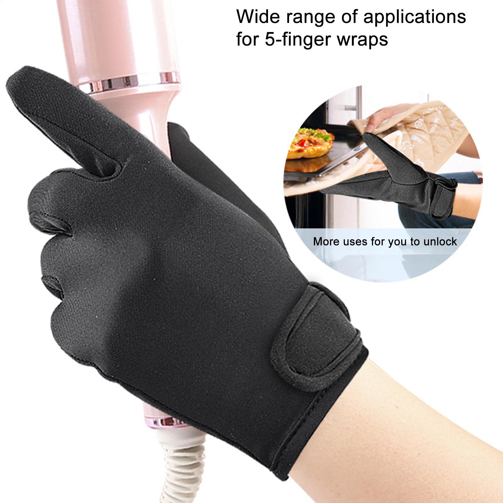 Heat Resistant Glove - 1PC 내열성 손가락 장갑 헤어 스트레이트너