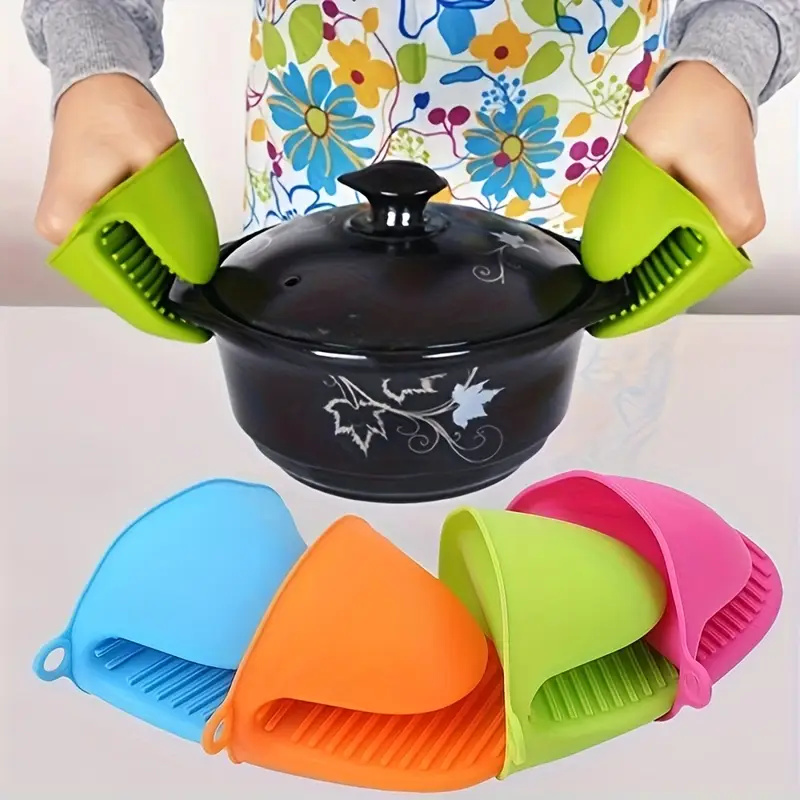 Oven Mitt Silicone - 2Pcs 실리콘 냄비 홀더 장갑 미끄럼