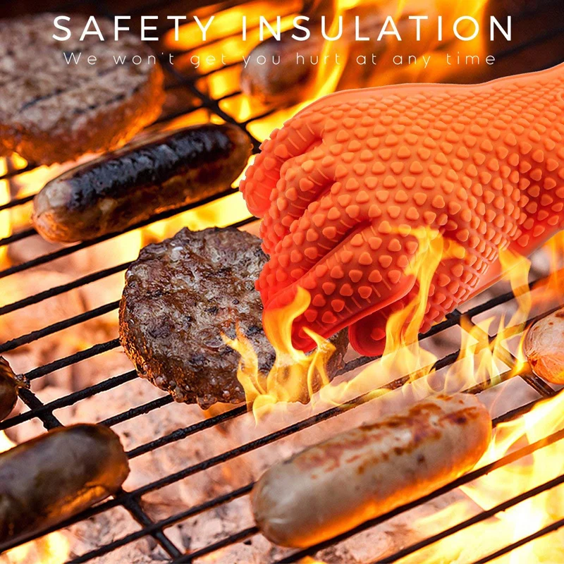 Oven Mitt Silicone - 바베큐 실리콘 굽고 장갑 베이킹 장갑