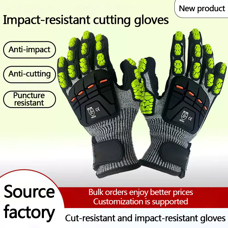 Cut Resistant Glove - HPPE 절단방지 장갑, TPR 충돌방지, 충격방지,