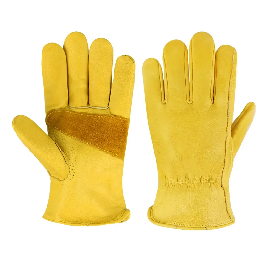 Leather Driving Glove - 가죽 작업 안전 장갑 (정원 작업,