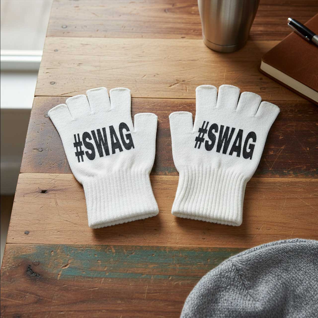 Fingerless Glove Knit - 유니섹스 핑거리스 장갑 일상/야외용 니트 반손가락