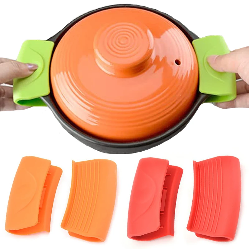 Oven Mitt Silicone - 실리콘 장갑 논스틱 내열성 냄비 클립,
