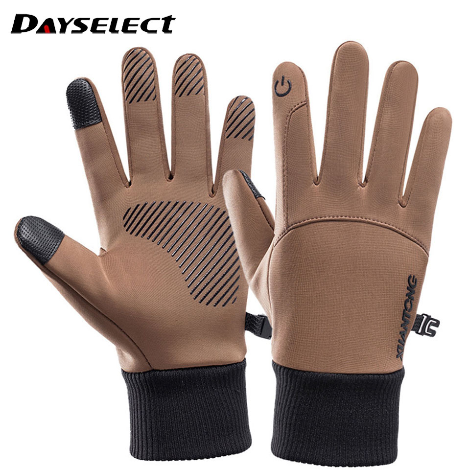 Cycling Glove Padded - 남녀공용 야외 장갑, 따뜻한 터치 스크린,
