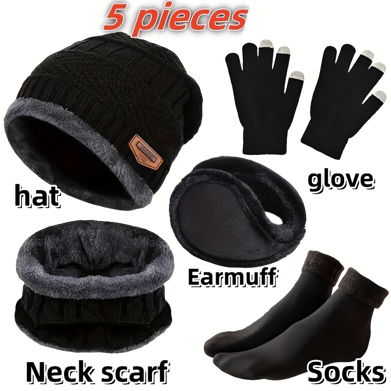 Winter Glove Insulated - 남성용 겨울 모자, 아웃도어 겨울 스카프,