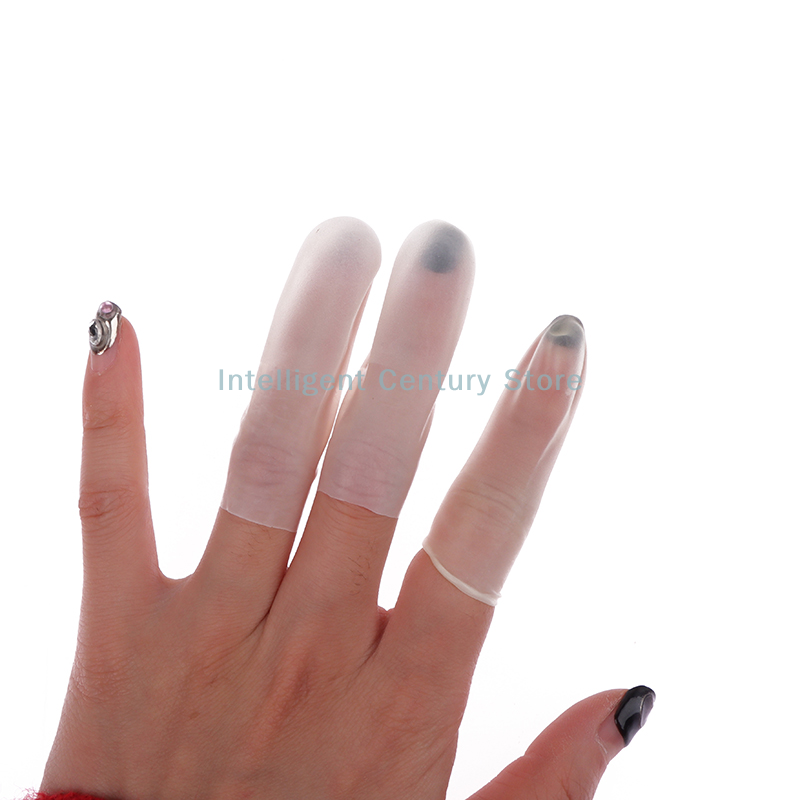 Latex Disposable Glove - 100개 고무 미끄럼 방지 정전기 방지