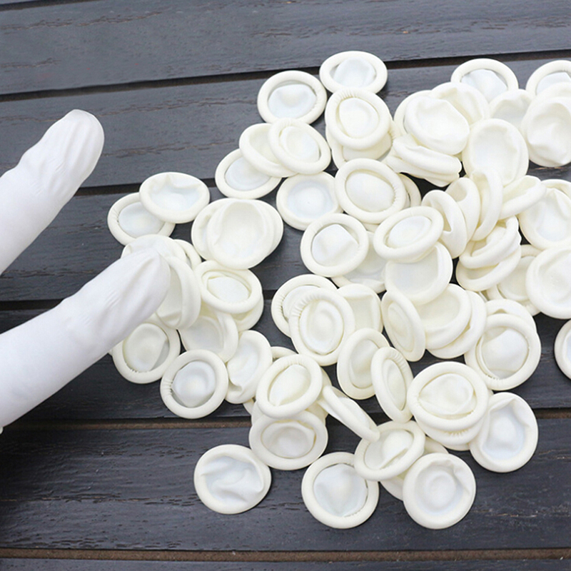Latex Disposable Glove - 20/100개 일회용 라텍스 고무 손가락 보호대