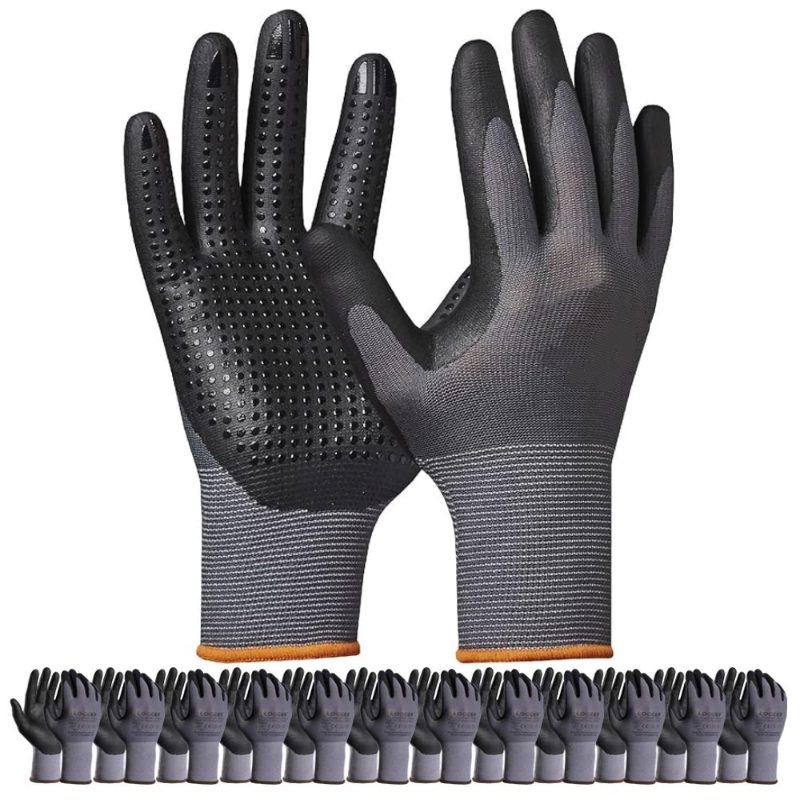 Nitrile Mechanic Glove - 마이크로 폼 니트릴 코팅 안전 작업