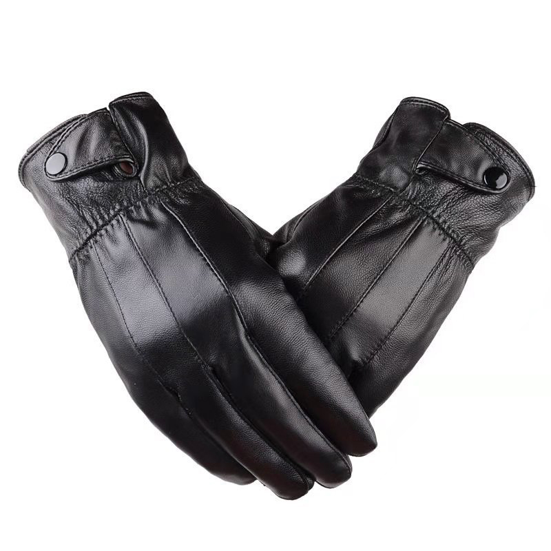 남성용 PU 가죽 겨울 가을 운전 보온 장갑, 양털 전 - Leather Driving Glove 리뷰 및 가격