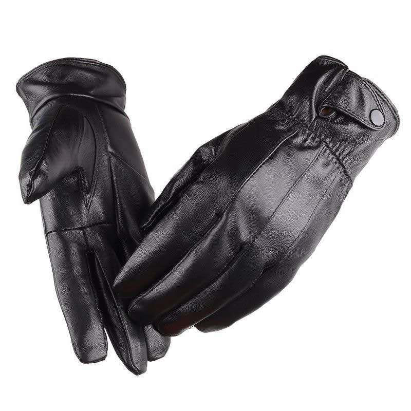 남성용 PU 가죽 겨울 가을 운전 보온 장갑, 양털 전 - Leather Driving Glove 리뷰 및 가격