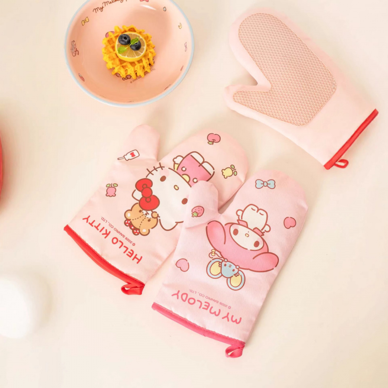 헬로키티 쿠로미 실리콘 장갑 두꺼운 장갑, 가정용 내열 - Oven Mitt Silicone 리뷰 및 가격