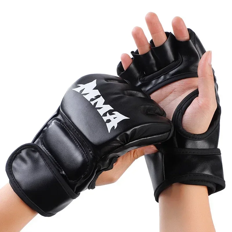 프로 복싱 훈련용 글러브 하프 핑거 가죽 쿠션 성인용  - Motorcycle Glove Knuckle 리뷰 및 가격