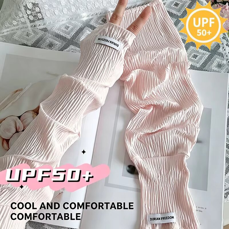 여름용 루즈핏 아이스 실크 자외선 차단 슬리브 손가락  - Fingerless Glove Knit 리뷰 및 가격