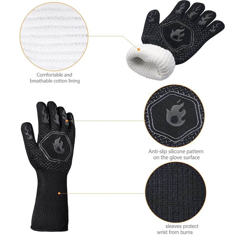 1쌍의 오븐 장갑, 오븐 미트, 내열성 내화성 미끄럼  - Oven Mitt Silicone 리뷰 및 가격