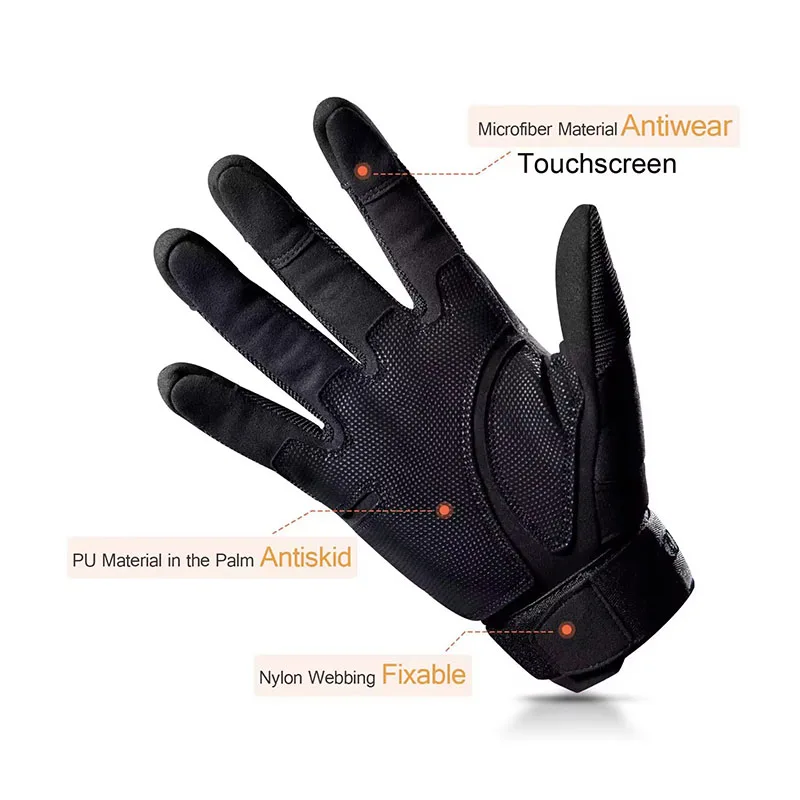 남자 전체 손가락 전술 장갑 Airsoft Paintb - Motorcycle Glove Knuckle 리뷰 및 가격