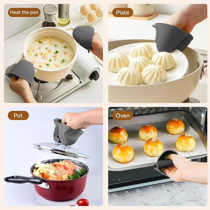 2개 미니 오븐 장갑 실리콘 내열 요리 장갑 절연 논슬 - Oven Mitt Silicone 리뷰 및 가격