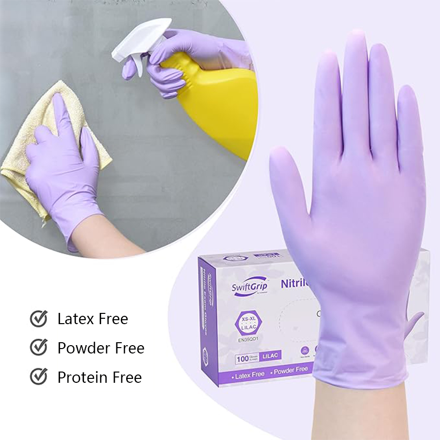 20-300pcs 니트릴 시험 장갑 일회용 보라색 라일 - Exam Glove Nitrile 리뷰 및 가격