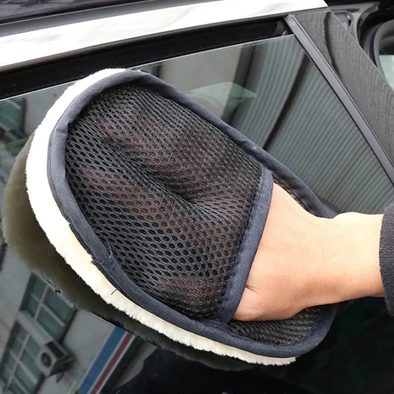 세차용 양모 장갑 두꺼운 플리스 안감 청소 브러쉬 오토 - Wool Glove Lined 리뷰 및 가격