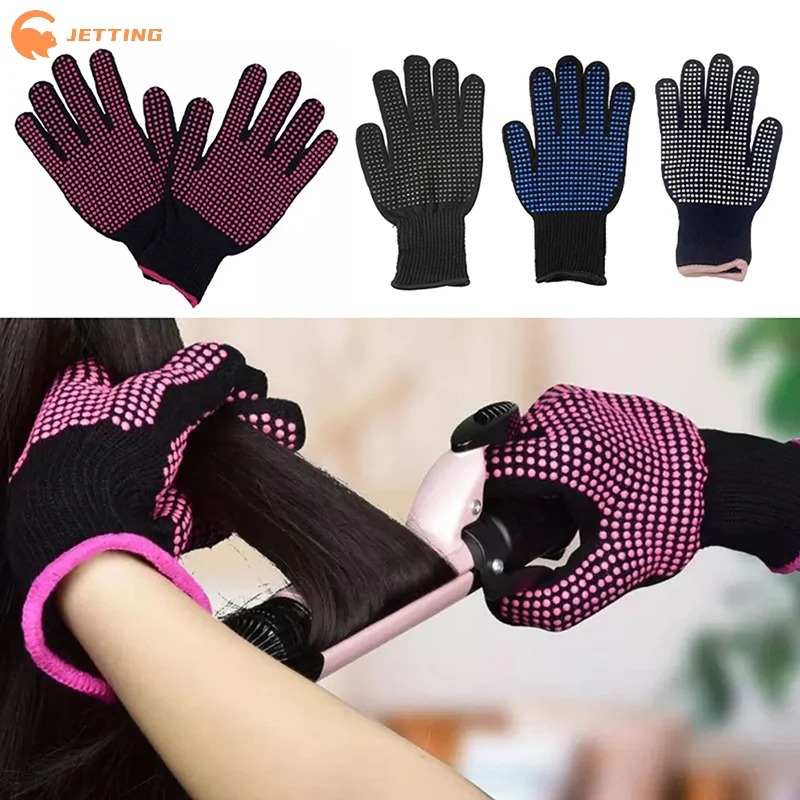 1Pcs 헤어 살롱 스타일링 장갑 양면 헤어 스트레이트 - Heat Resistant Glove 리뷰 및 가격