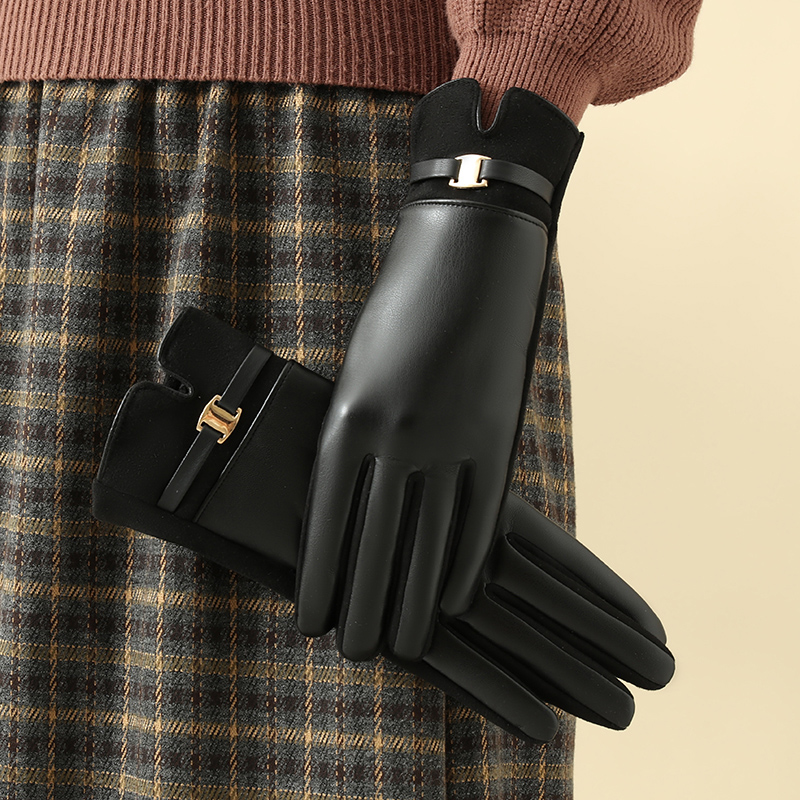 겨울철 여성용 장갑 1쌍 히트텍 및 터치스크린을 사용한 - Leather Driving Glove 리뷰 및 가격
