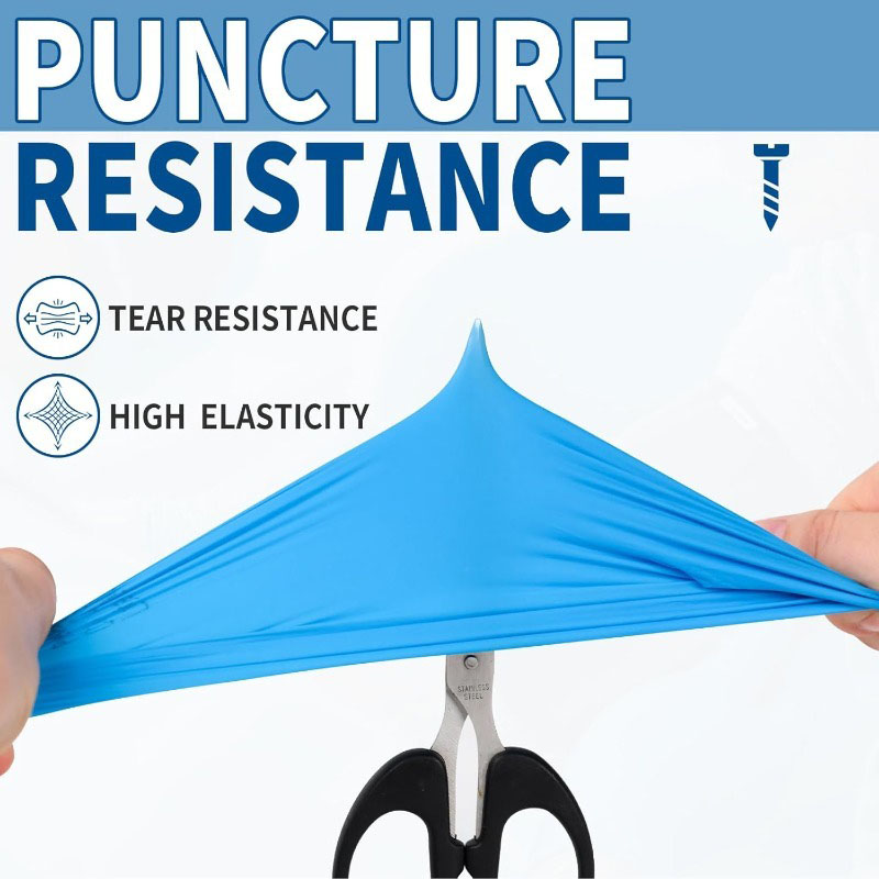100PCS 블루 니트릴 일회용 장갑 라텍스 프리 안전 - Nitrile Mechanic Glove 리뷰 및 가격