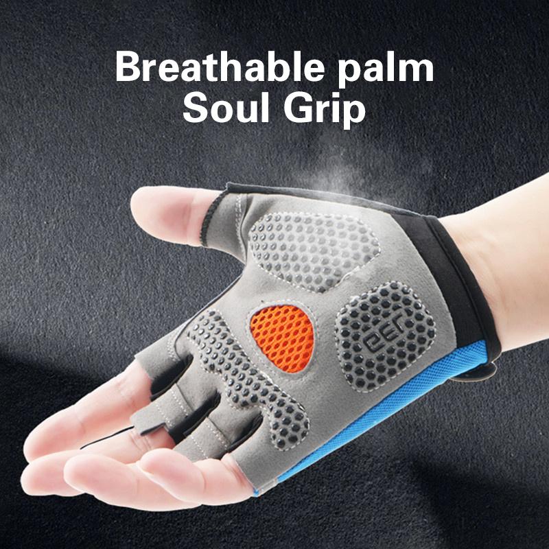 핫 하프 핑거 사이클링 장갑 남녀 공용 미끄럼 방지 충 - Cycling Glove Padded 리뷰 및 가격