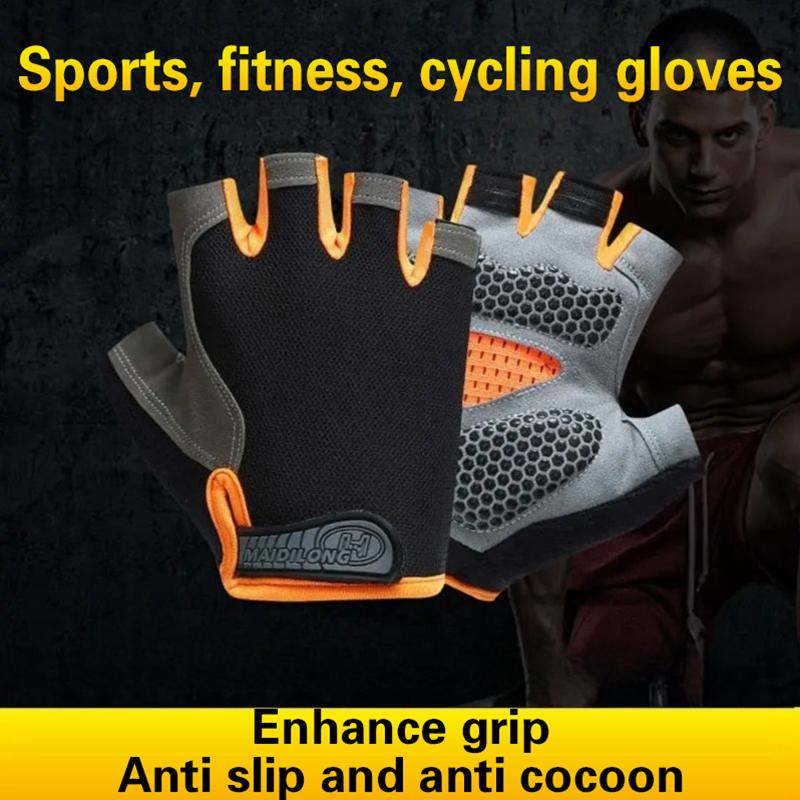 하프 핑거 사이클링 장갑 남성 여성 미끄럼 방지 충격  - Cycling Glove Padded 리뷰 및 가격