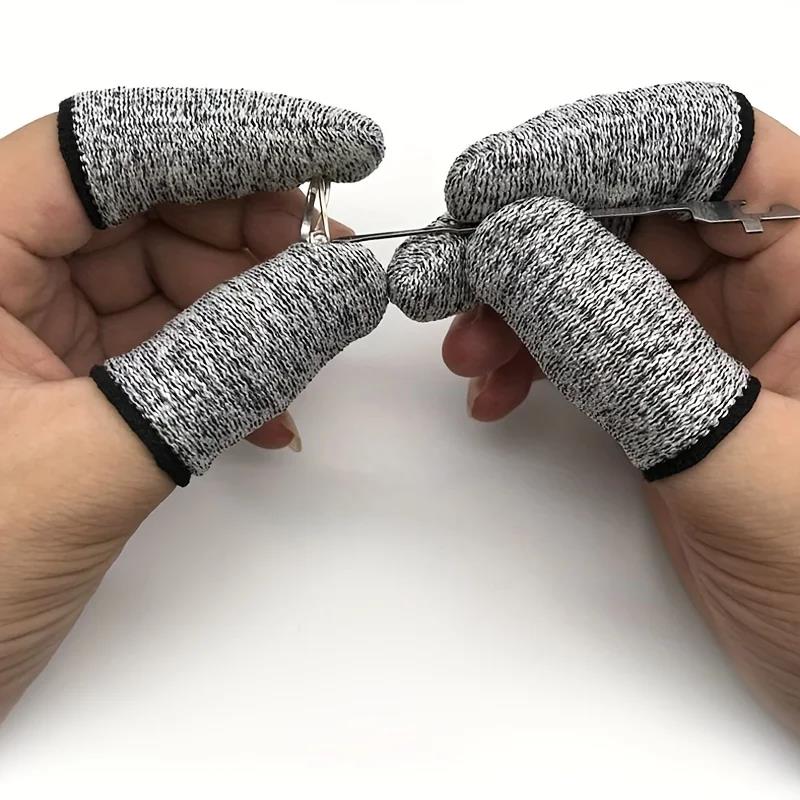 5단계 고성능 절단 방지 섬유 5쌍 손가락 보호대 엄지 - Cut Resistant Glove 리뷰 및 가격