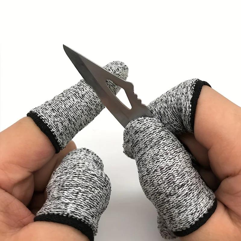5단계 고성능 절단 방지 섬유 5쌍 손가락 보호대 엄지 - Cut Resistant Glove 리뷰 및 가격