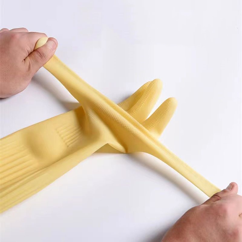 긴 재사용 가능한 고무 설거지 장갑 미끄럼 방지 가정용 - Dish Glove Rubber 리뷰 및 가격