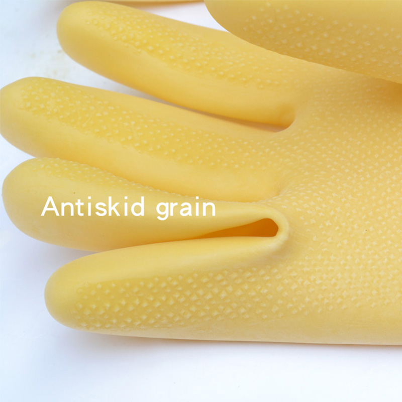 긴 고무 두꺼운 라텍스 청소 접시 세척, 가정용 스크럽 - Dish Glove Rubber 리뷰 및 가격
