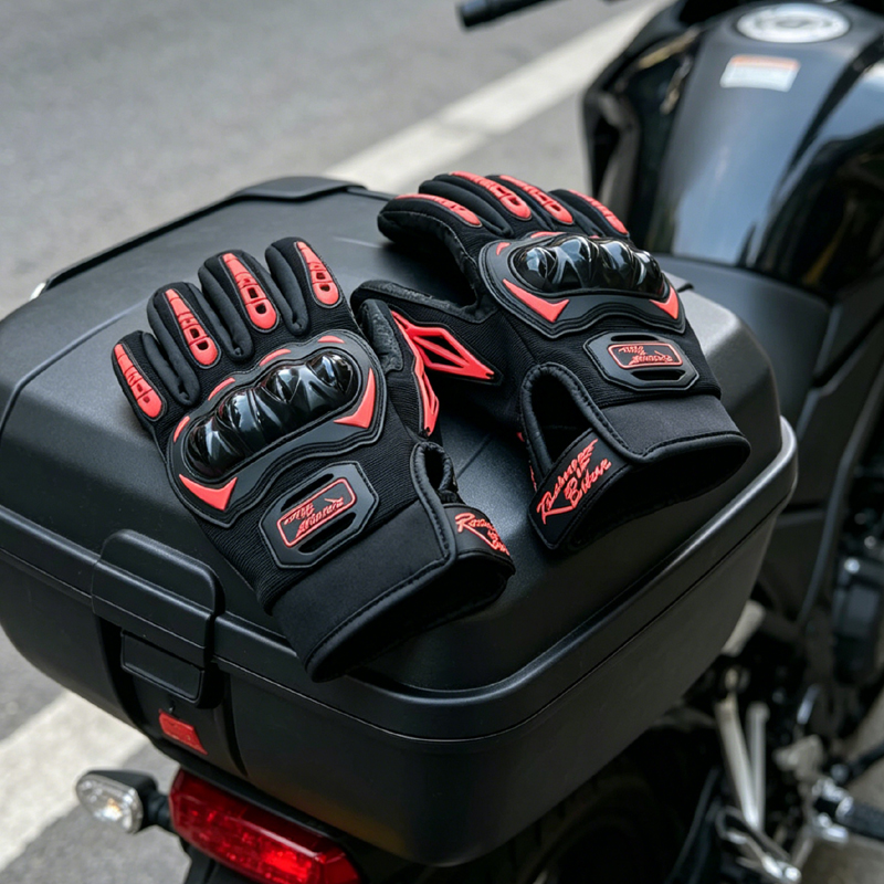 남성용 오토바이 장갑 여름 통기성 메쉬 터치 스크린 풀 - Motorcycle Glove Knuckle 리뷰 및 가격