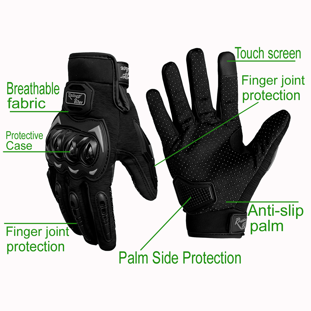남성용 오토바이 장갑 여름 통기성 메쉬 터치 스크린 풀 - Motorcycle Glove Knuckle 리뷰 및 가격