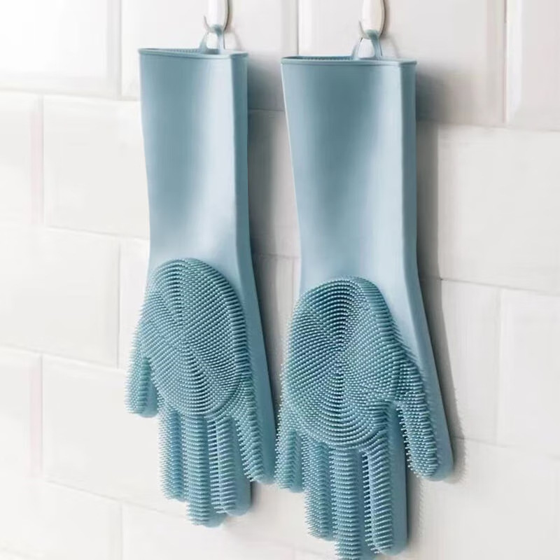 실리콘 설거지 장갑, 매직 목욕 장갑 특수 내구성 방수 - Dish Glove Rubber 리뷰 및 가격