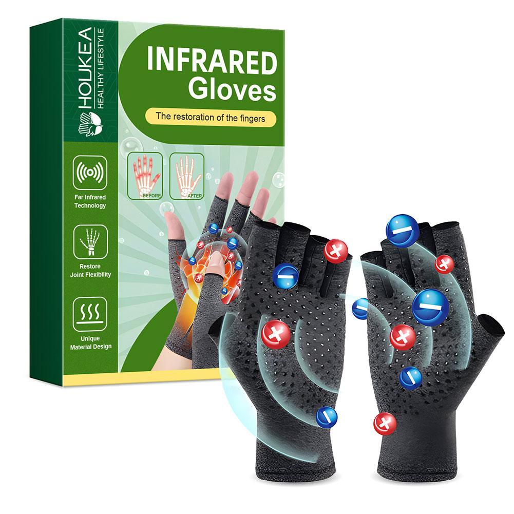 압축 관절염 장갑 관절염 통증 완화를 위한 반손가락 통 - Motorcycle Glove Knuckle 리뷰 및 가격