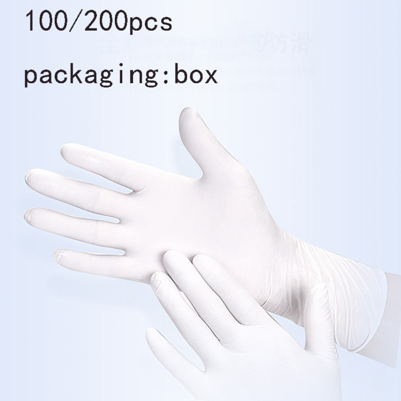 S/M/L/XL 흰색 일회용 니트릴 장갑 라텍스 프리  - Dish Glove Rubber 리뷰 및 가격
