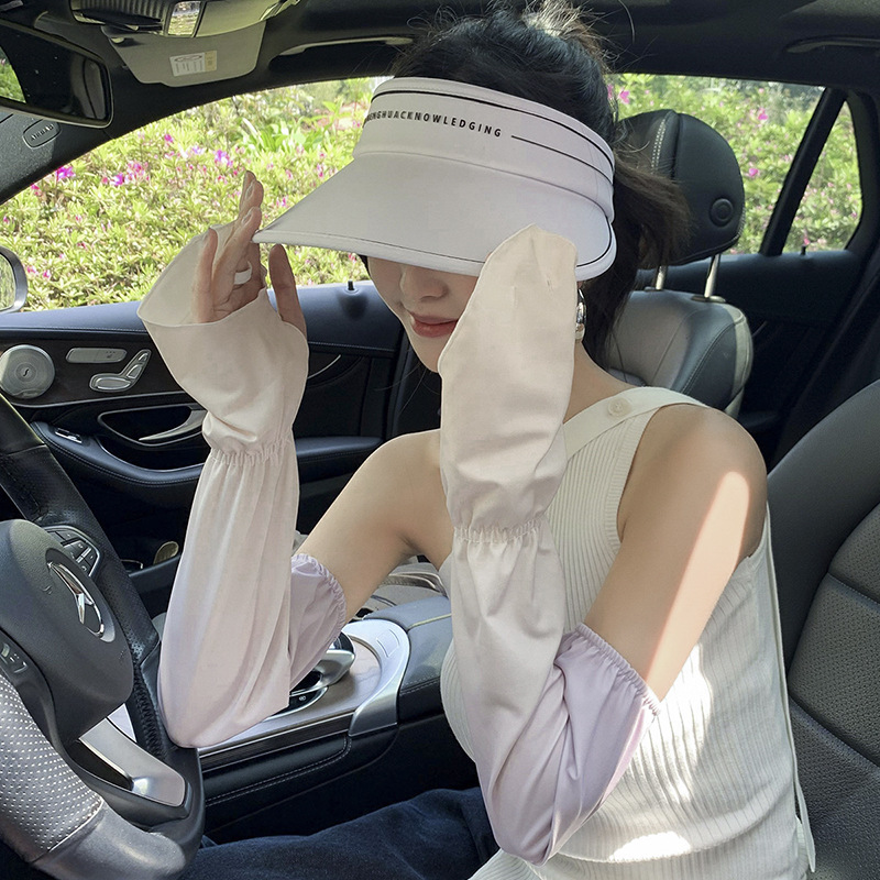 운전 핑거리스 썬 슬리브 장갑이 있는 조절 가능한 팔  - Fingerless Glove Knit 리뷰 및 가격