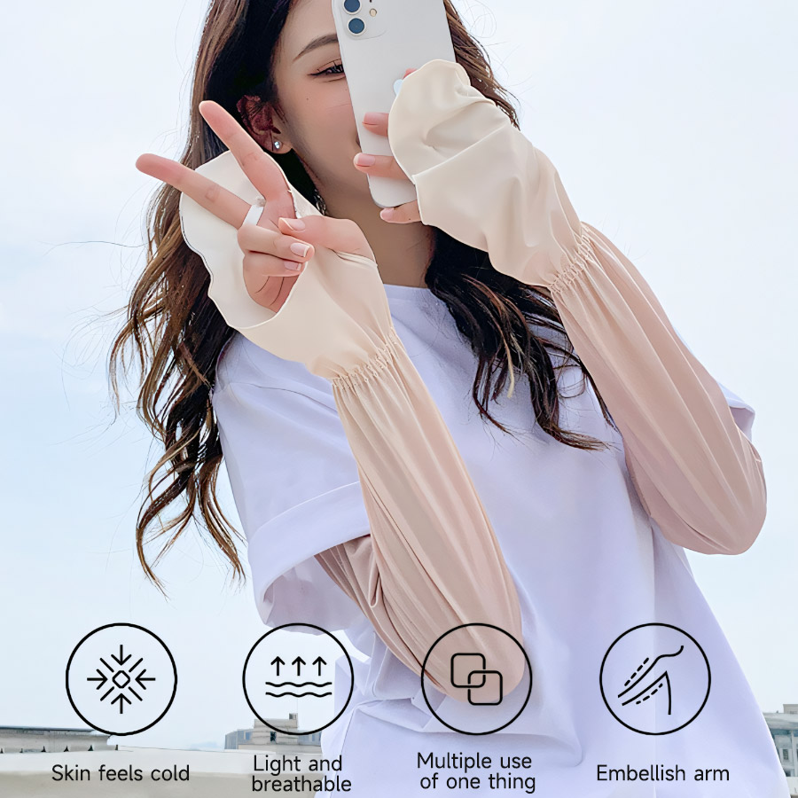 운전 핑거리스 썬 슬리브 장갑이 있는 조절 가능한 팔  - Fingerless Glove Knit 리뷰 및 가격