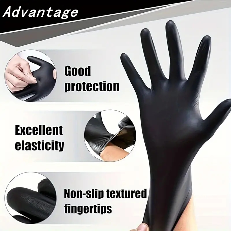 20PCS 검은 일회용 니트릴 장갑 4Mil 라텍스 및 - Nitrile Mechanic Glove 리뷰 및 가격