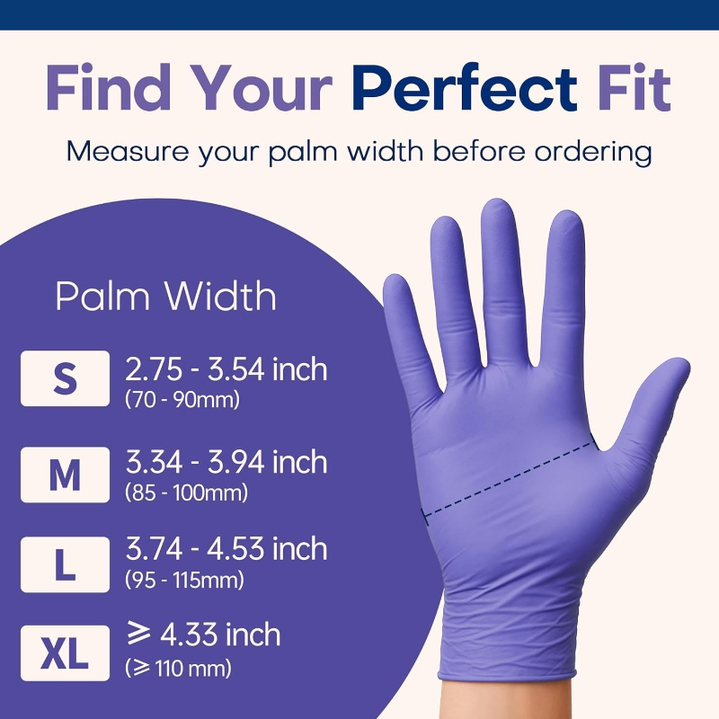 일회용 장갑 보라색 니트릴 의료용 검진 장갑 100개  - Exam Glove Nitrile 리뷰 및 가격