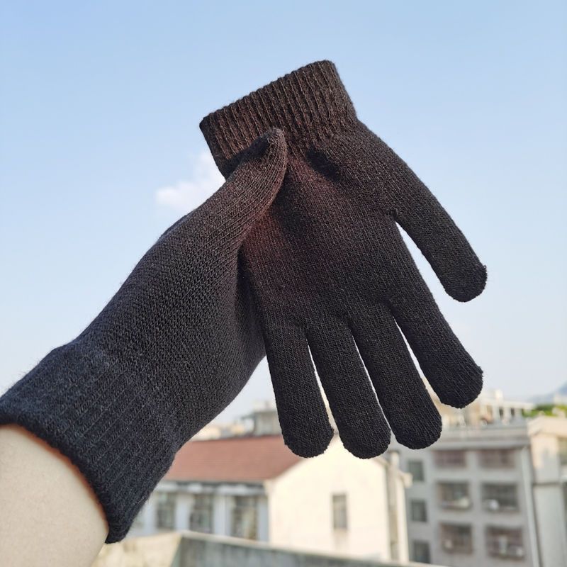 남성용 및 여성용 니트 울 장갑, 겨울 사이클링 방한  - Wool Glove Lined 리뷰 및 가격